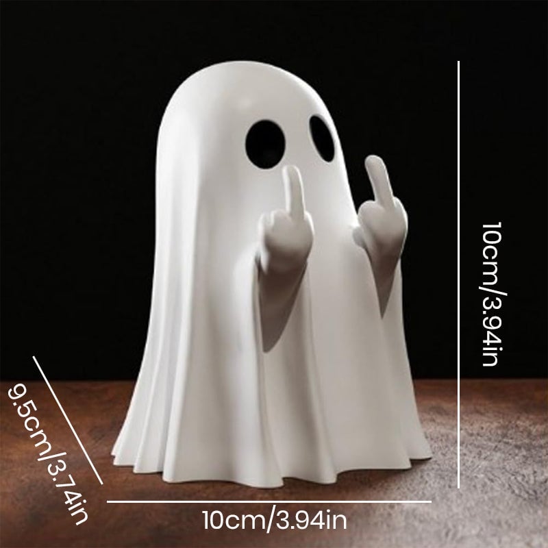 🔥Letzte Tagesaktion 50% RABATT-Niedliches Geist-Ornament mit Mittelfinger