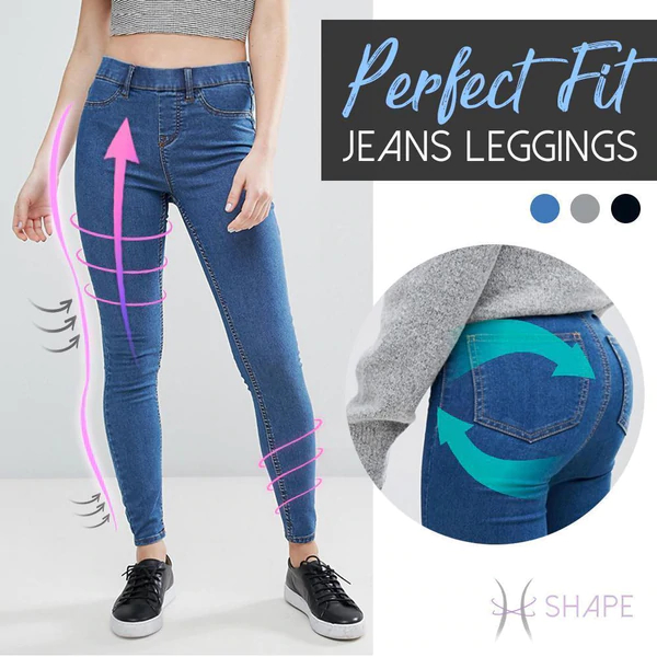 (Last Day Promotion- SAVE 70% OFF)Perfect Fit Jeans Leggings - BUY 2 FREE SHIPPING