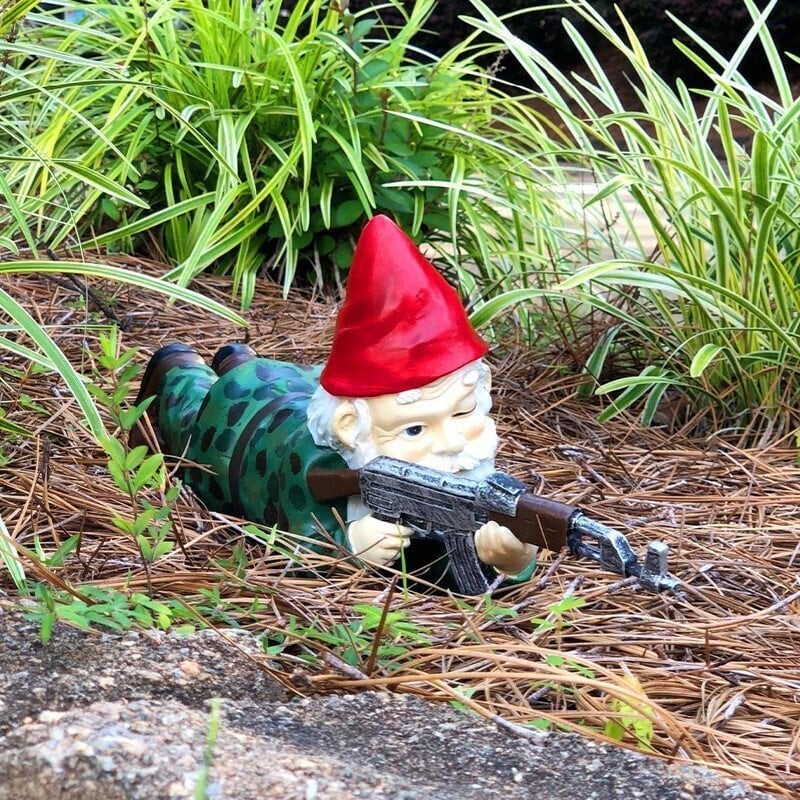 🔥New Year Hot Sale 49% OFF🔥Funny Army Garden Gnome Statue