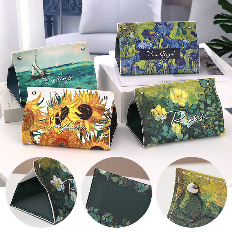 (🎄Christmas Hot Sale🔥🔥)Oil Painting Pastoral Style Paper Box🔥BUY 3 GET 1 FREE