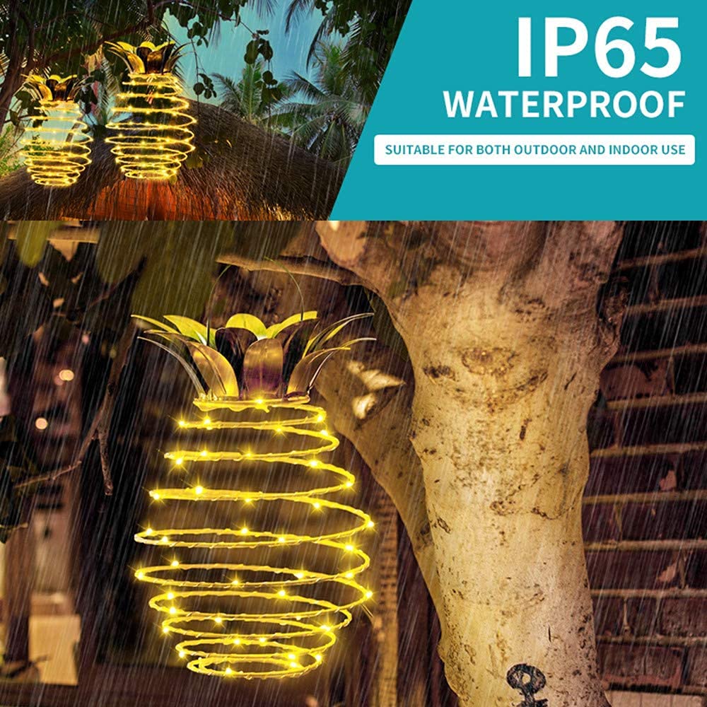 🔥Hot Sale Now 49% - Waterproof 60 LED Pineapple Decorative Solar Lights