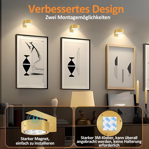 🔥Letzter Tag 49% RABATT🖼️💡Magnetisches Mallicht mit 13 Beleuchtungsmodi