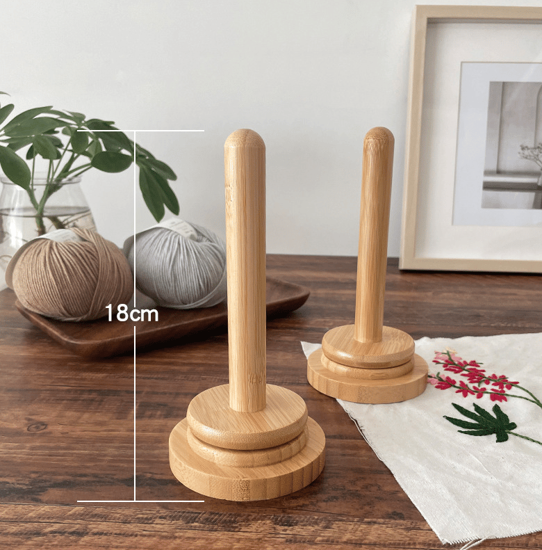 🔥Last 4 hours 49% OFF -🥃Wooden Yarn Spool Rack