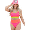 CONTRAST SWIMSUIT FOR WOMEN