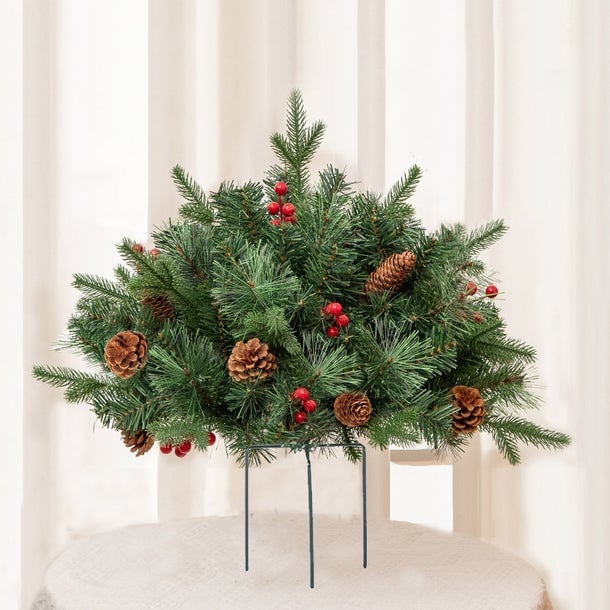 🎅HOT SALE 49% OFF🎄🔥Pre-lit Artificial Christmas Tree Urn Filler💐