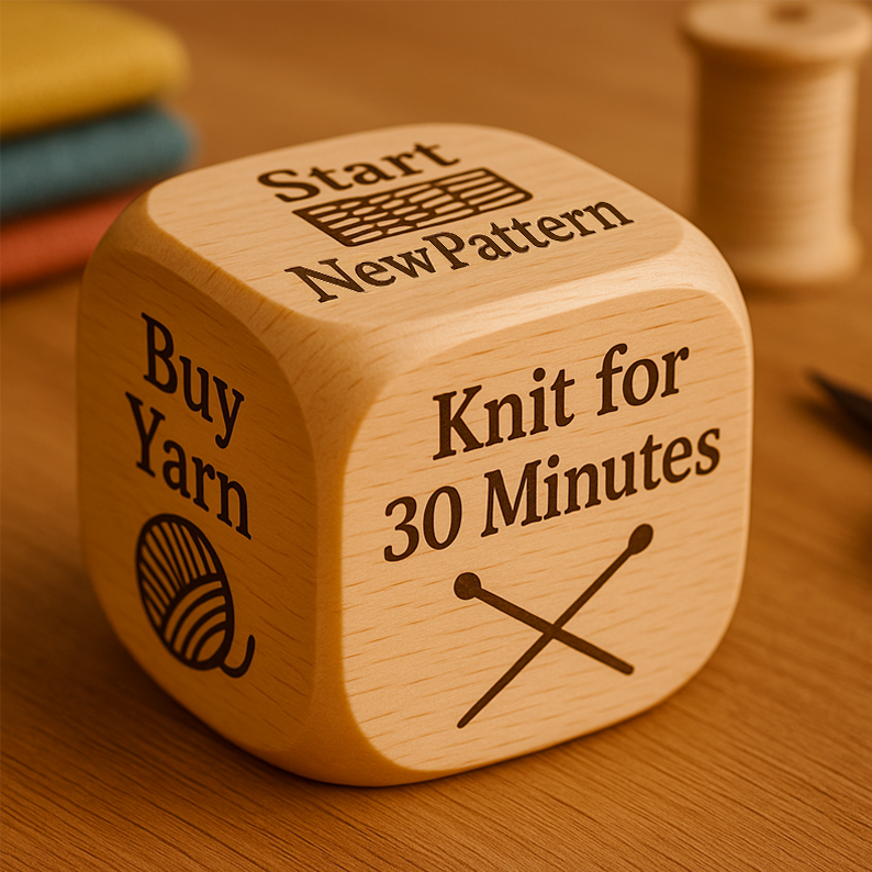 🔥🎄Handmade Wooden Patchwork Decision Dice