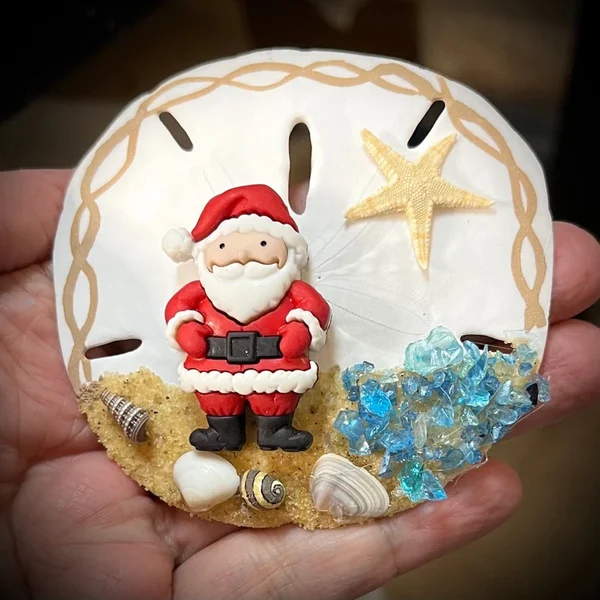 🎄🎅Christmas Presale - 49% -🎉Handmade Sand Dollar Ornament（BUY MORE SAVE MORE)