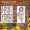 🏡Last Day 50% OFF -Garden Fence Large Flower Stencils🌻DIY Decoration