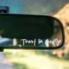 💥LAST DAY SALE 50% OFF💥Trust in God Car Rearview Mirror Sticker
