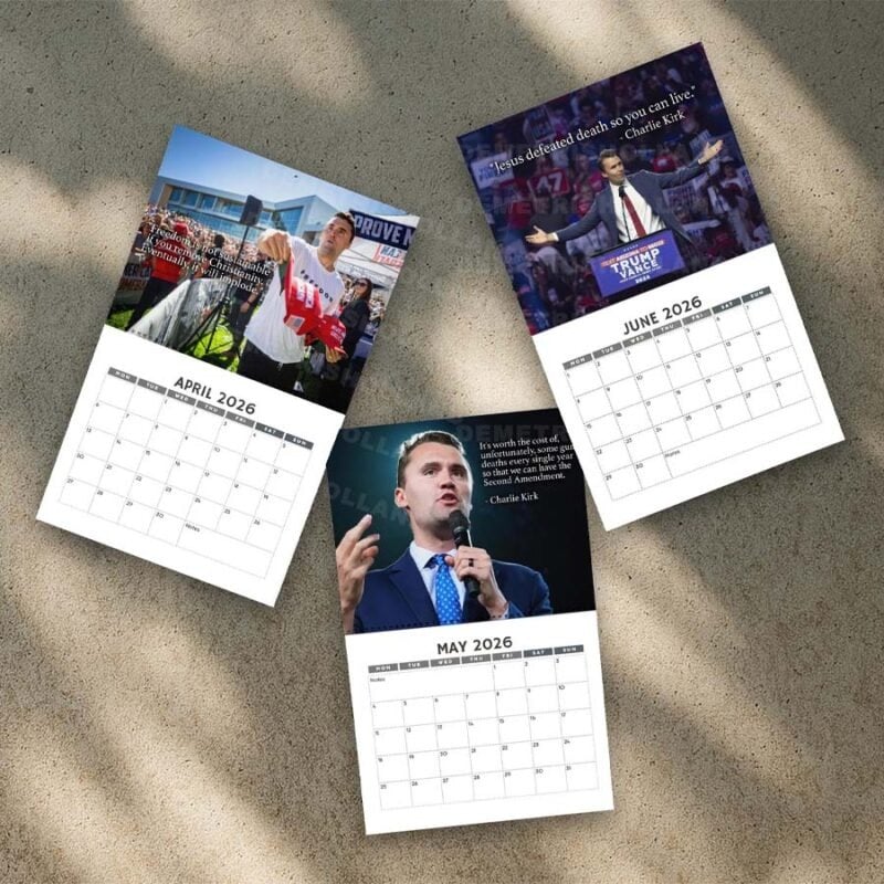 🙏60% OFF For Charlie's Fans - Charlie Kirk Tribute Calendar 2026