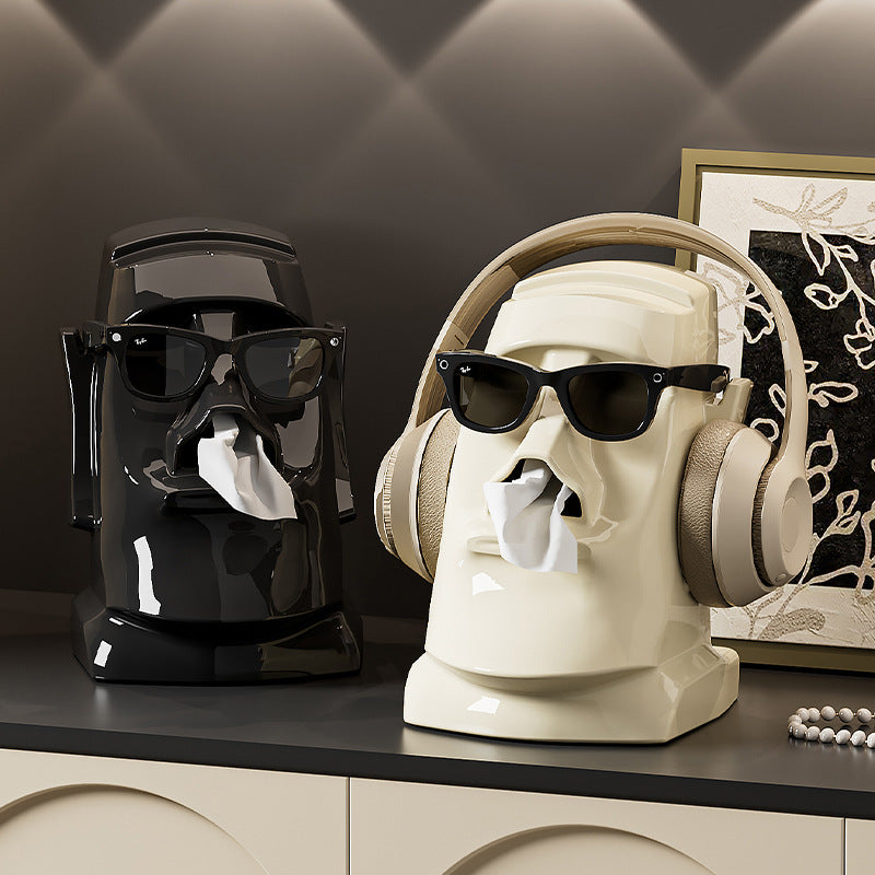 💥LAST DAY SALE 50% OFF💥Moai Statue Tissue Box