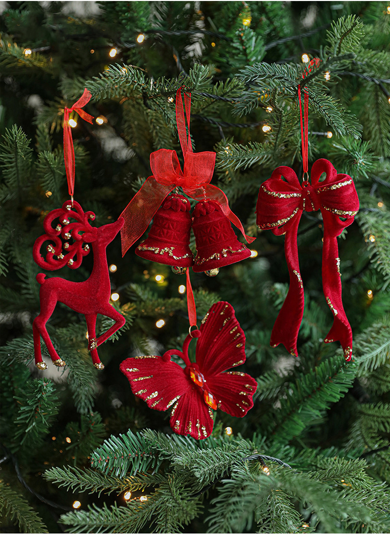 🎄 Last Day 49% Off 🎁Red Velvet Snowflake Ornament