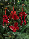 🎄 Last Day 49% Off 🎁Red Velvet Snowflake Ornament
