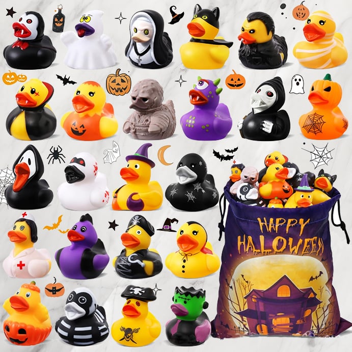 🔥52 Styles of Halloween Spooky Ducks