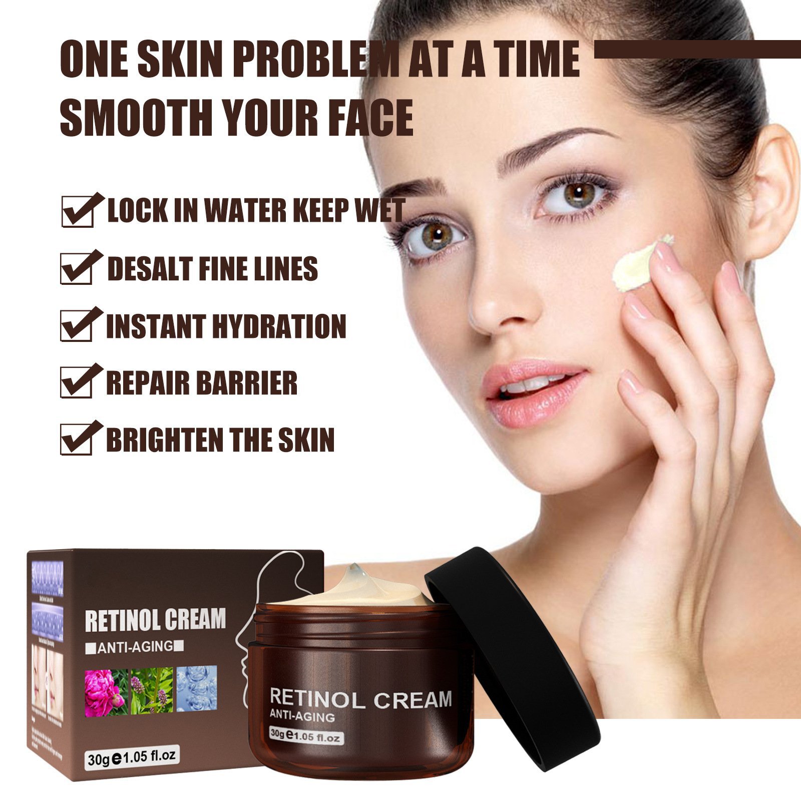 Last Day Promotion 50% OFF -🔥 Retinol Anti Aging Wrinkle Removal Skin Firming Cream🔥