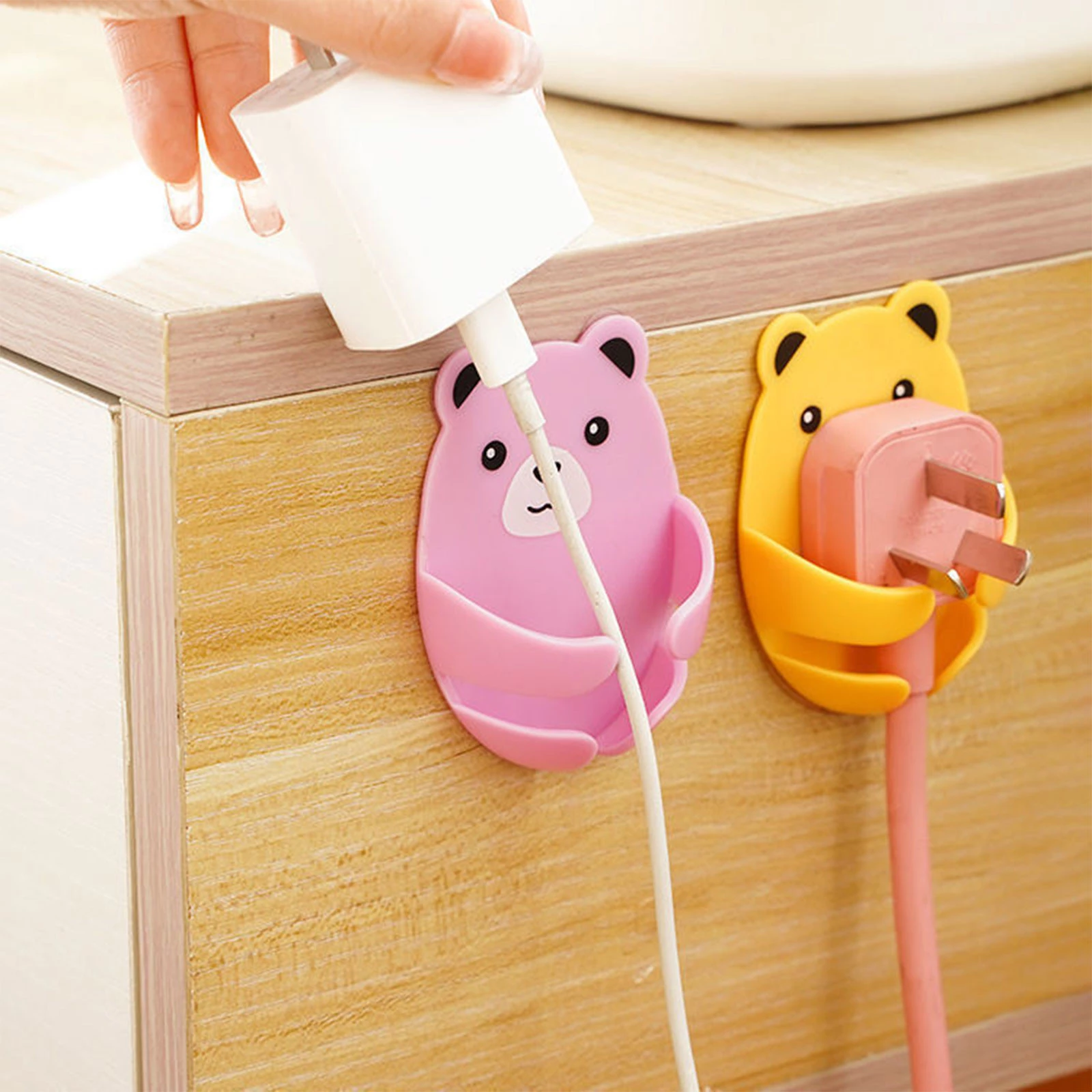 (Last Day Promotion - 49% OFF) Cute Bear Plug Hook, BUY 5 GET 5 FREE & FREE SHIPPING