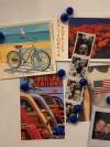 Handmade Blueberry Ceramic Magnets