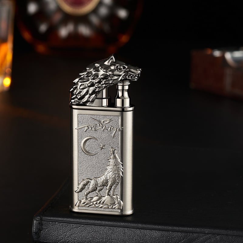 🔥Last Day Promotion 48% OFF-🎁- Relief Wolf Design Magic Dual Flame Lighter⚡Buy 2 Get Free Shipping