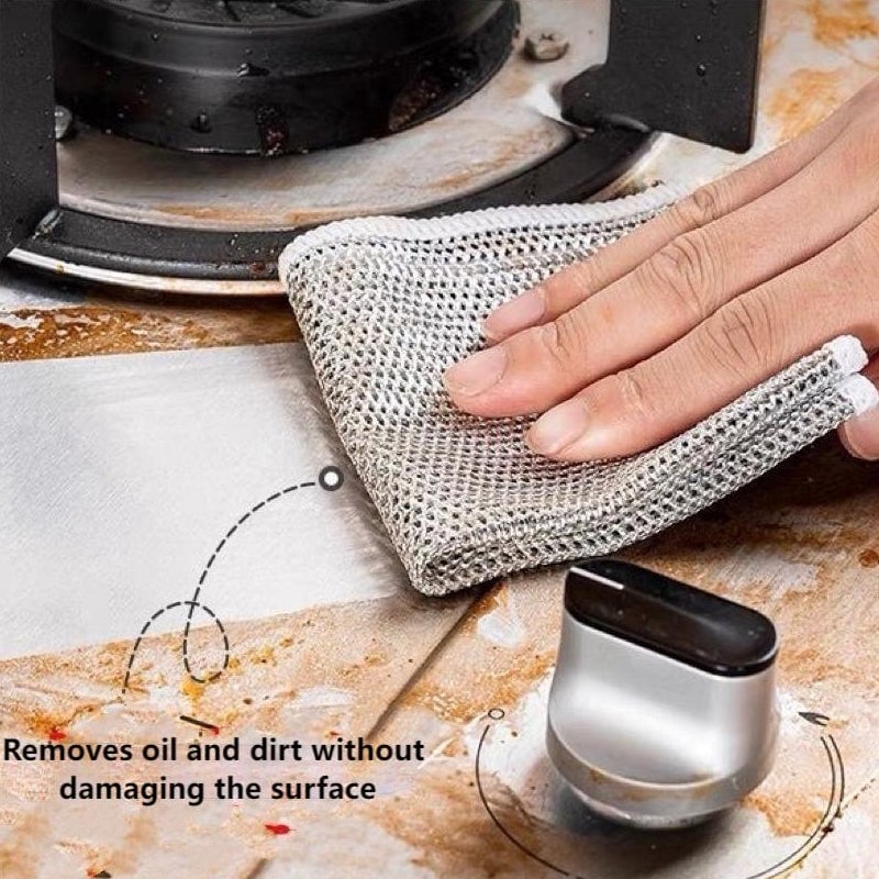 🔥Multifunctional Non-scratch Dishcloth