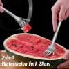 Hot Sale-Multi 2-in-1 Watermelon Fork Slicer