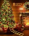 🎄TikTok Christmas Sale - 70% OFF✨LED Ladder Lights with Climbing Santa Claus