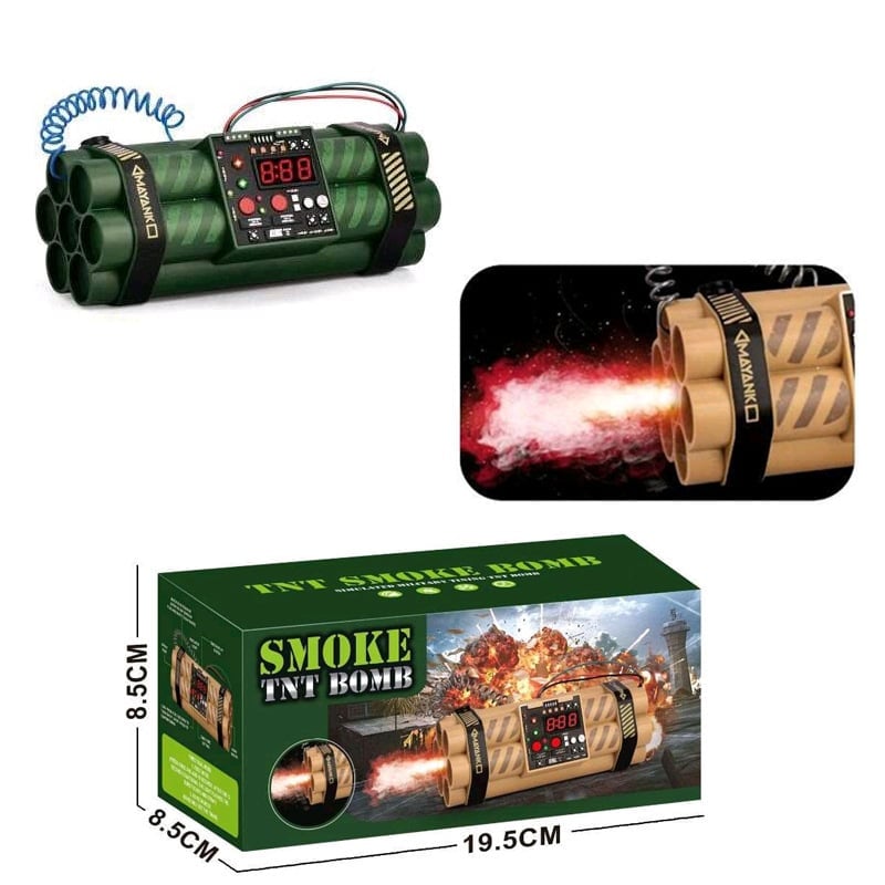 Tnt Dummy Bomb With Countdown And Smoke Effect