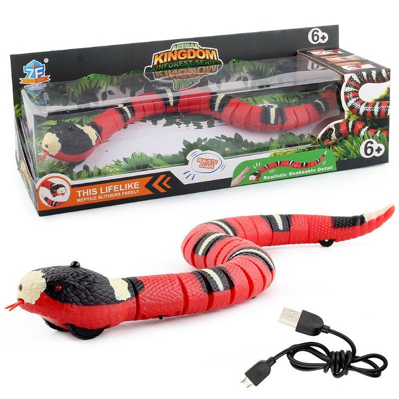 (🔥Last Day Promotion- SAVE 48% OFF)Electric Induction Snake Toy Cat Toy(BUY 2 GET FREE SHIPPING)