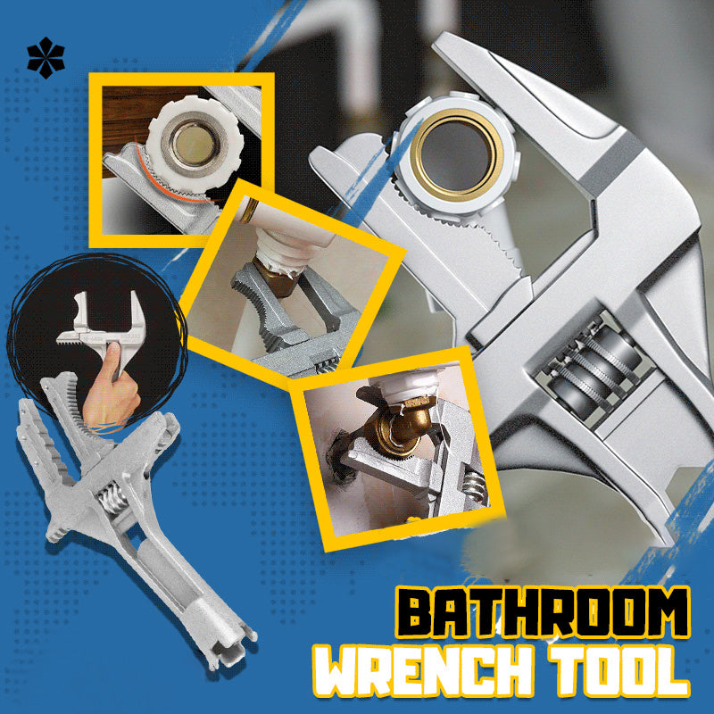 (🌲Early Christmas Sale- SAVE 48% OFF)Multifunctional Bathroom Wrench Tool(BUY 2 GET 1 FREE NOW)