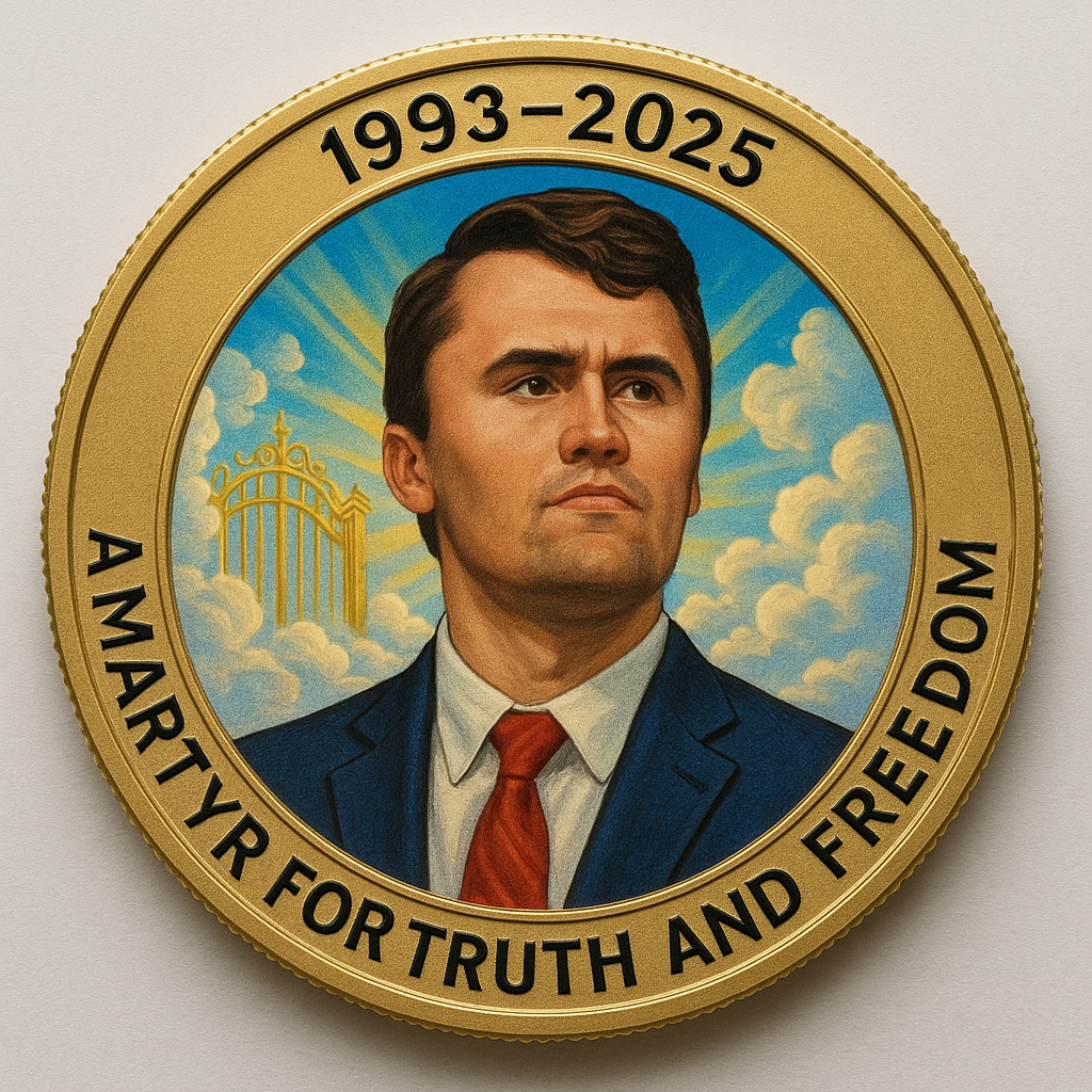 🙏60% OFF For Charlie's Fans - 🎗️🕊️Charlie Kirk Memorial Coin