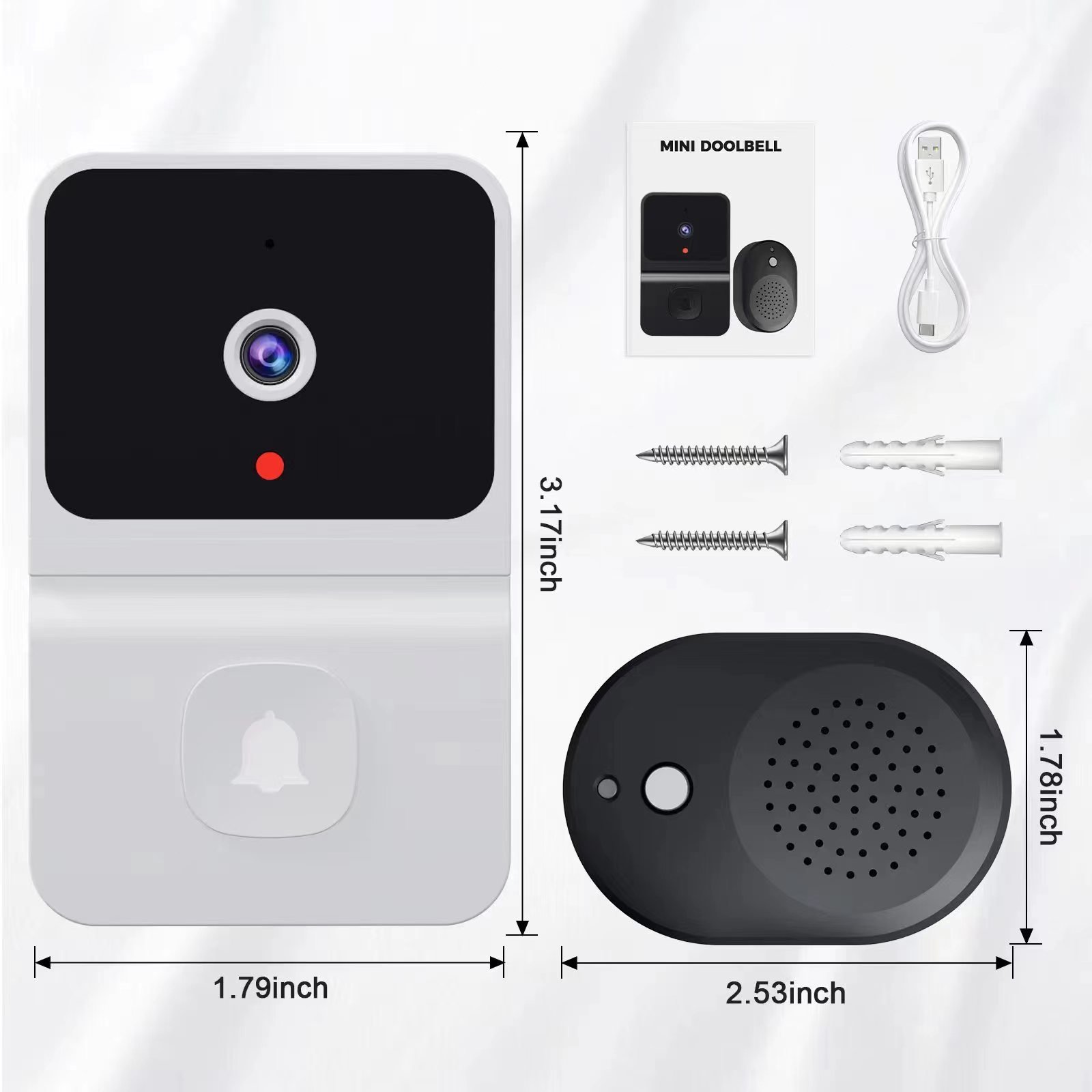 🔥Last Day Promotion 48% OFF-🎁- Wireless Video Doorbell With Camera