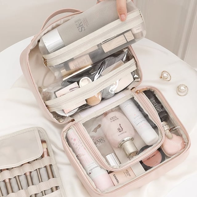 🔥Last Day 50% OFF🔥Multi-Compartment Toiletry Cosmetics Bag