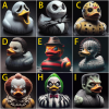 🔥Early Halloween Promotion !!! - Classic Horror Movie Character Duck