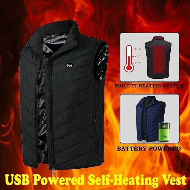 (🎄Early Christmas Sale -48% OFF) 2022 Unique Unisex Warming Heated Vest, BUY 2 FREE SHIPPING