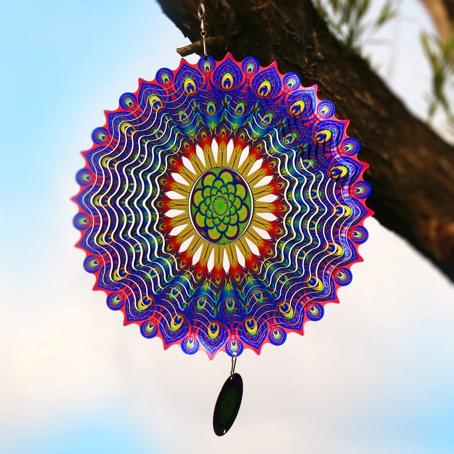 ⚡Clearance Sale 70% OFF丨Stainless Steel Wind Spinner - Stunning 3D Effect