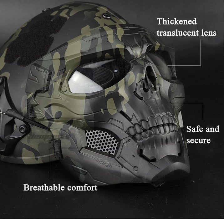 🔥Skull Horror Helmet Mask