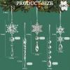 🎄TikTok Christmas Sale -70% OFF✨Winter New Year Party Supplies Set 🎅- Crystal Snowflake Ornaments For Christmas Tree