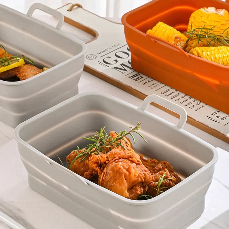 🔥Last Day Promotion - 50% OFF🎁Foldable Air Fryer Silicone Baking Tray