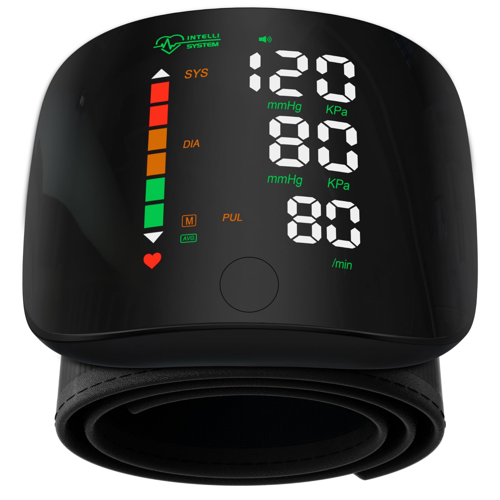 Wrist Blood Pressure Monitor Led Display, Touch Screen Wrist Blood Pressure Cuff