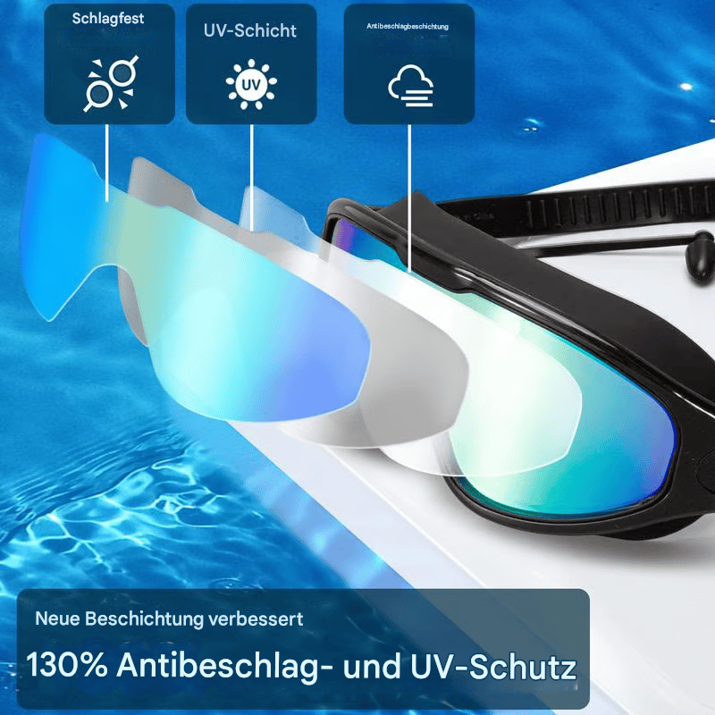 🔥Keine undichten Schwimmbrillen für Männer, Frauen und Jugendliche