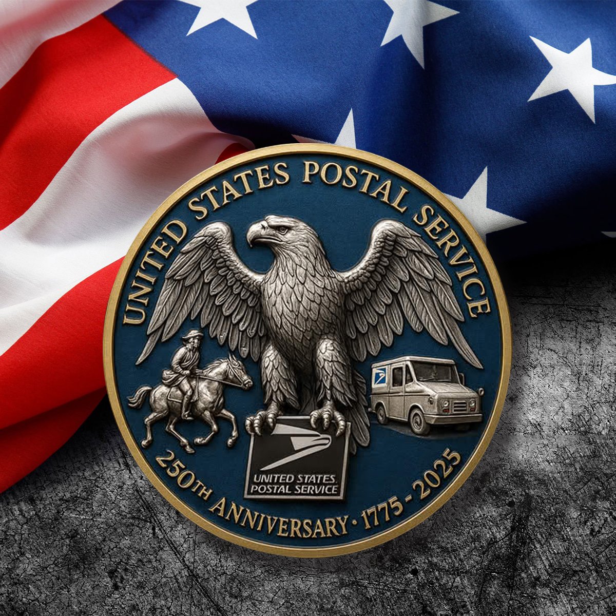 USPS 250th Anniversary Coin
