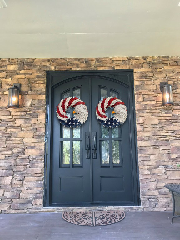 (🔥Last Day Promotion 50% OFF) Handmade American Eagle Patriot Wreath - Buy 2 Get Extra 10% OFF & Free Shipping