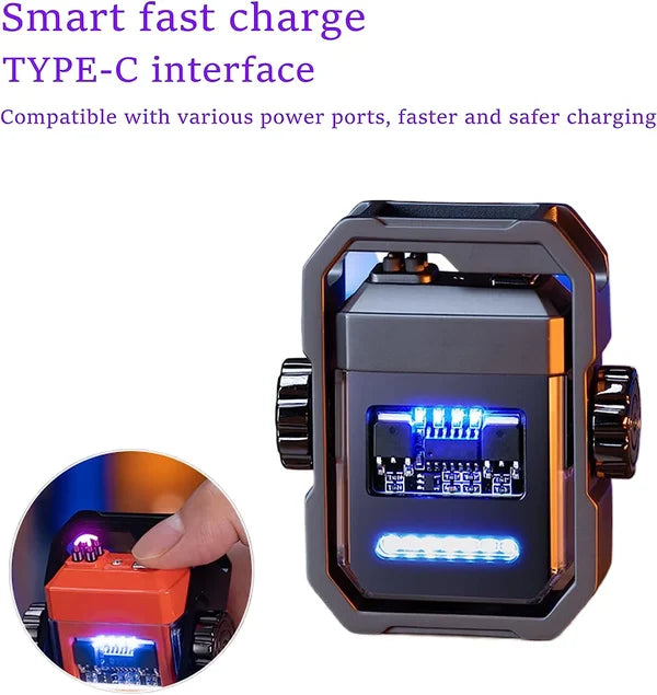 (🎄Early Christmas Sale - 50% OFF) 🔥Cyberpunk USB Charging Lighter - 🚚Buy 2 Get Free Shipping