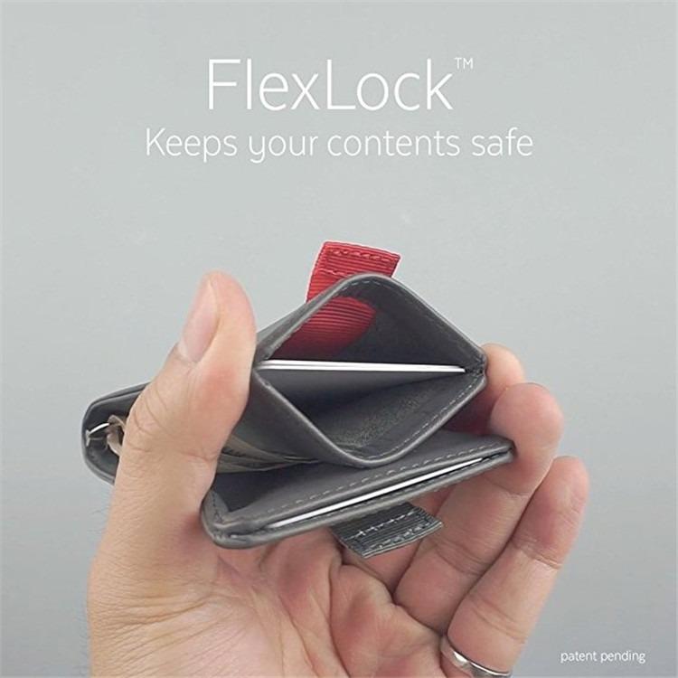 Extra-large capacity thin leather pull-wallet