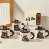 Happy Black Cat Ceramic Mug