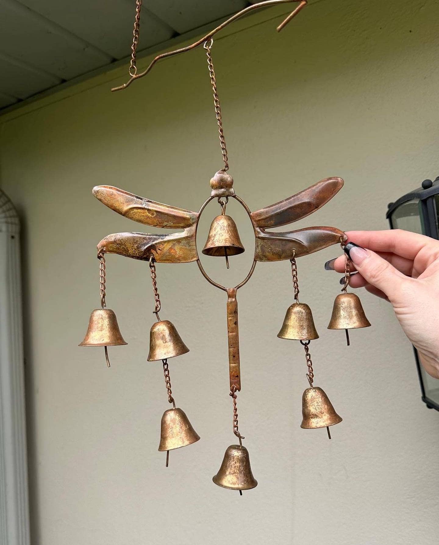 Handmade Dragonfly with Bells Wind Chime(𝐀𝐥𝐚𝐧 𝐄𝐰𝐞𝐧 𝐇𝐚𝐧𝐝𝐦𝐚𝐝𝐞®)