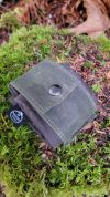 Rugged Waxed Foraging Pouch-Hip Pouch by Handmade