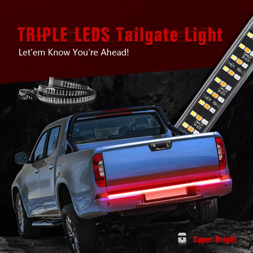 ⏰LAST DAY SALE 50% OFF💥LED Tailgate Lights, Turn Signals And Driving And Reversing Lights