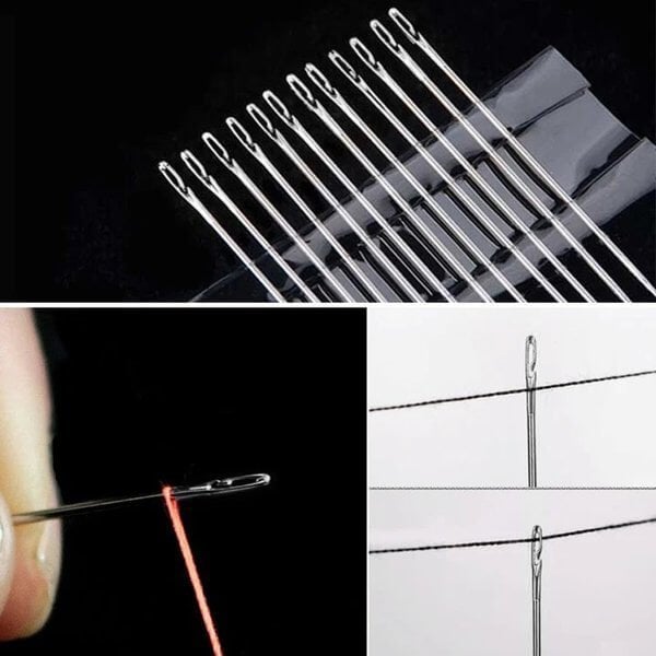 Self-threading Needles