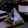 🔥Last Day Promotion 50% OFF -🎁- 💎💎💎Natural Stone Pyramid Inlaid With Lapis Lazuli Ball Decoration🌠