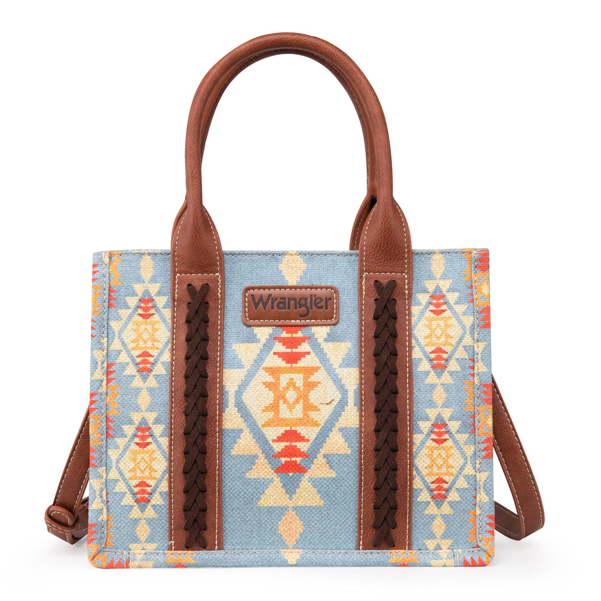 2023 Christmas Deal-Aztec Southwestern Dual-Sided Print Canvas Tote Crossbody Bag